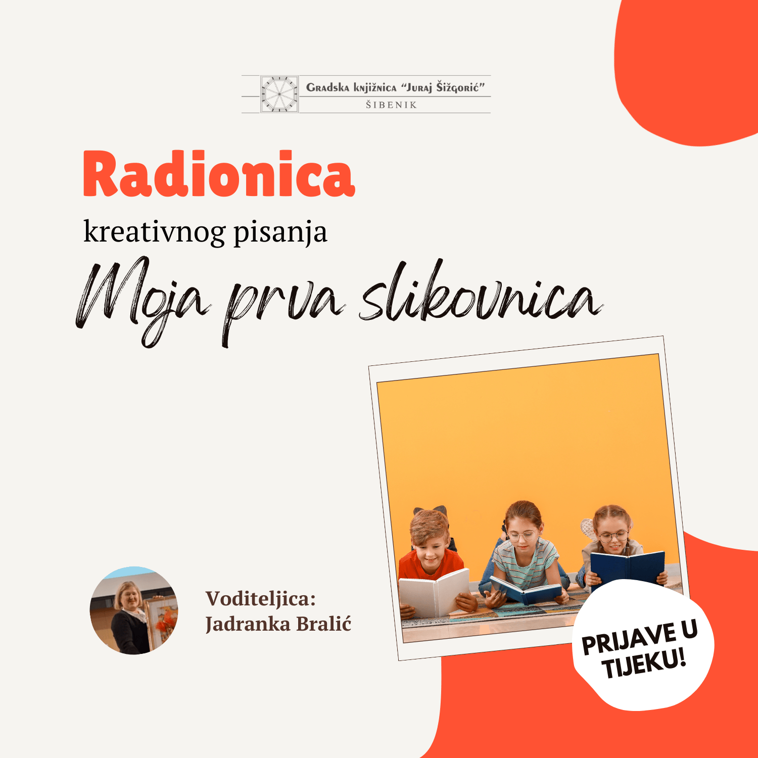 Radionica kreativnog pisanja "Moja prva slikovnica" 