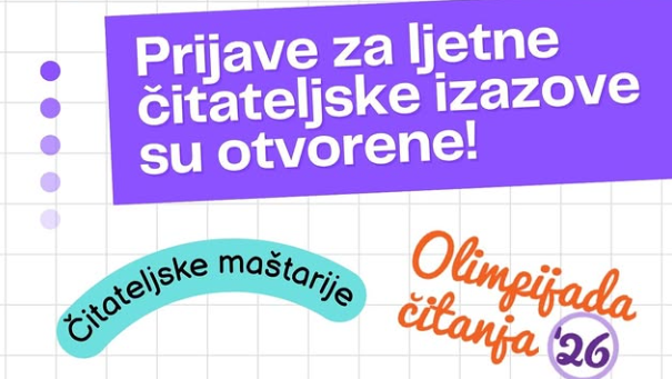 Započele prijave za ljetne čitateljske izazove