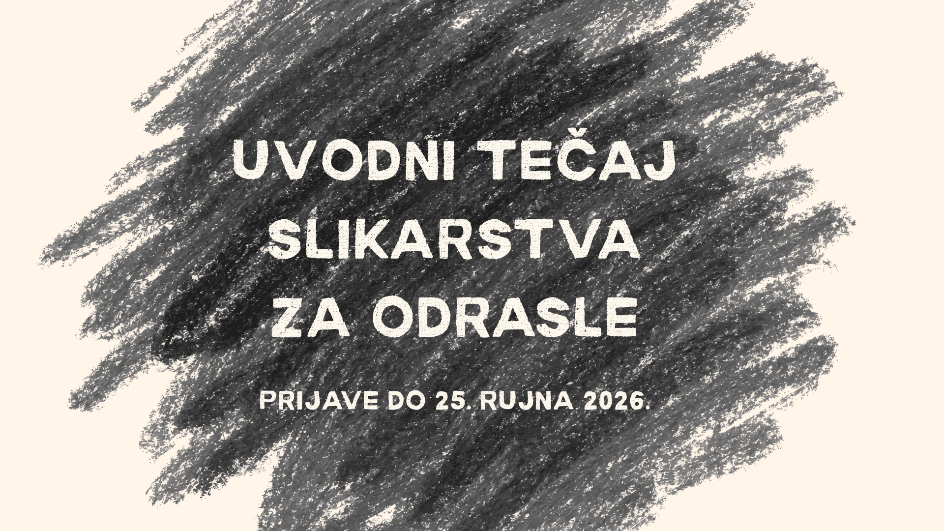 Otvorene prijave za Uvodni tečaj slikarstva za odrasle
